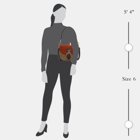 Authentic Coach Kleo Shoulder/Crossbody Bag 23 - Picture 6 of 7